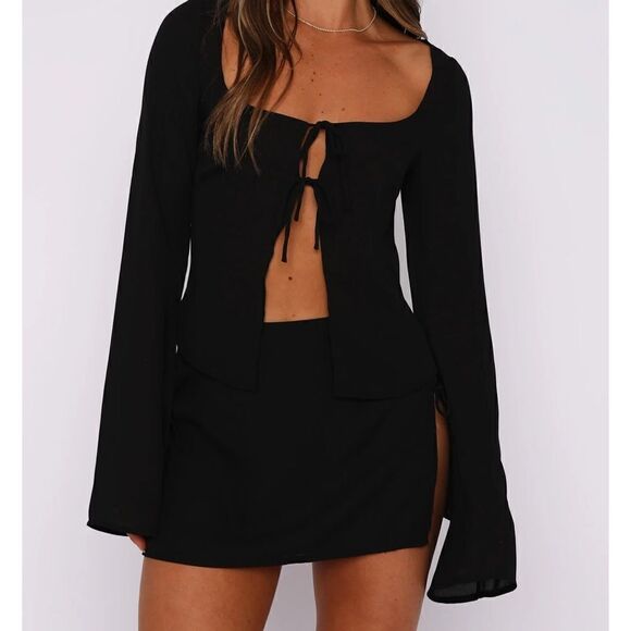 new whitefox New Flame Mini Skirt Black - Picture 6 of 10